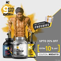 MUSCLEBLAZE 5% OFF