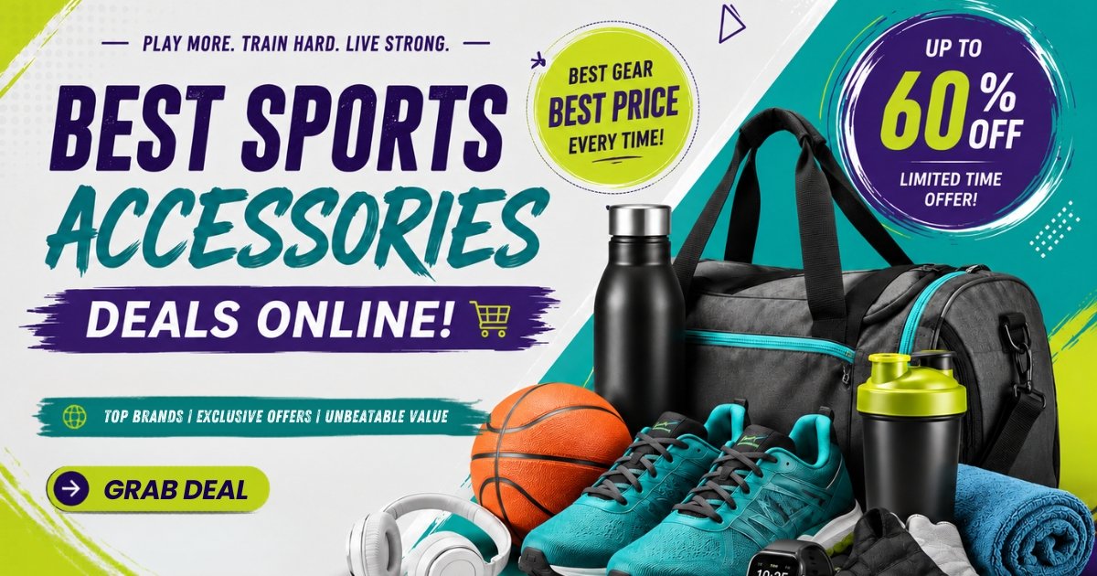best sports accessories deals online for fitness and workout gear