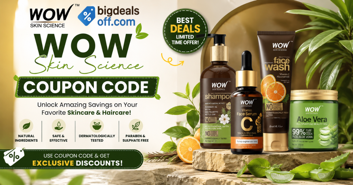 WOW Skin Science Coupon & Deals – Latest Verified Discounts and Offers