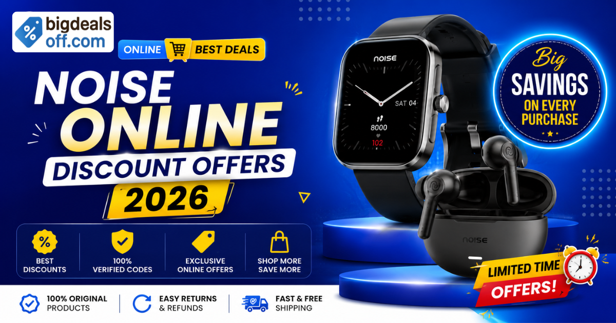 Noise Online Discount Offers 2026 on Smartwatches and Earbuds